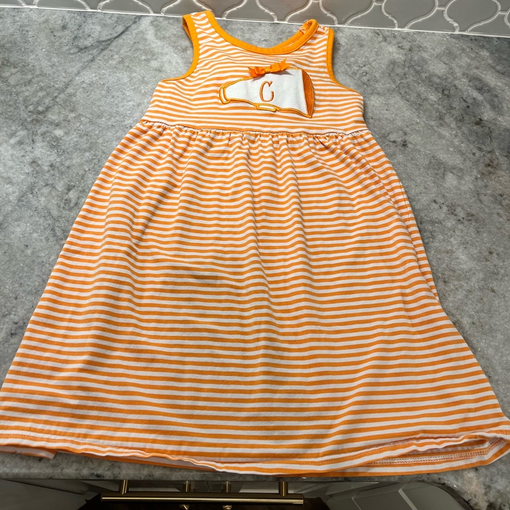 Orange and White UT Spirit Dress